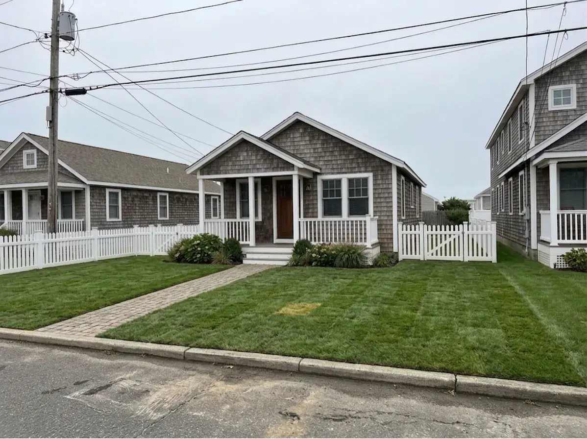 Finished sod installation at a Manasquan NJ home